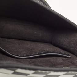 Dior Black/White Leather Miss J'Adior Checkered Crossbody Bag