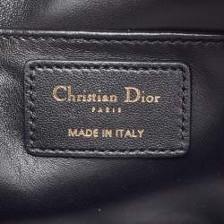 Dior Black Cannage Leather Dioramour Mini Backpack