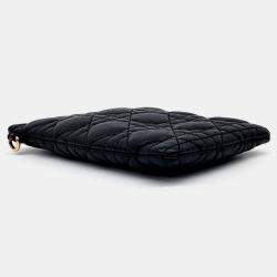 Dior Black Leather Caro Strap Multi Pouch Bag