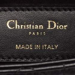 مملوكة مسبقًا Dior Black Cannage Leather Medium Lady D-Joy Tote