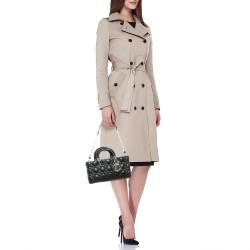 مملوكة مسبقًا Dior Black Cannage Leather Medium Lady D-Joy Tote