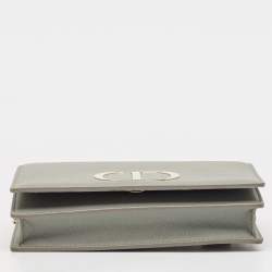 Dior Grey Leather 30 Montaigne Convertible Belt Bag