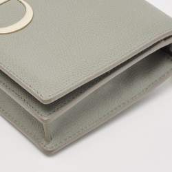 Dior Grey Leather 30 Montaigne Convertible Belt Bag