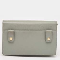 Dior Grey Leather 30 Montaigne Convertible Belt Bag