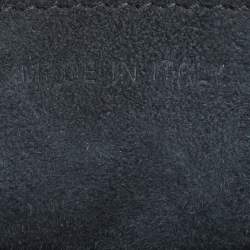 Pre Owned Dior Silver Micro Cannage Patent Leather 2in1 30 Montaigne Pouch Bag