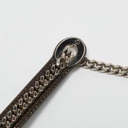 Dior Metallic Multicolor Karung Mini Lady Dior Tote