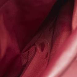 Dior Burgundy Leather Karenina Frame Tote
