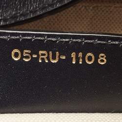 Pre Owned Dior Navy Blue Oblique Canvas Saddle Bag