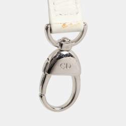 Pre Owned Dior White Cannage Leather Hobo