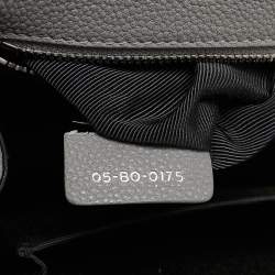 Pre Owned Dior Grey Leather Medium Diorama Flap Shoulder Bag