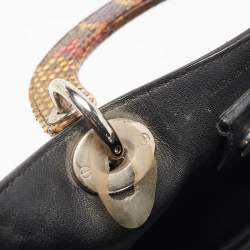 Dior Multicolor Python Mini Diorissimo Tote