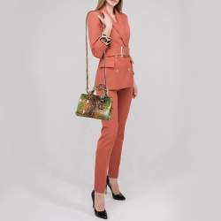 Dior Multicolor Python Mini Diorissimo Tote