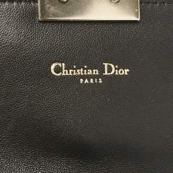 Pre Owned Dior Black Cannage Leather Mini Miss Dior Flap Bag