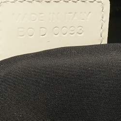 Dior Black Diorissimo Coated Canvas and Patent Leather Girly Boston Bag