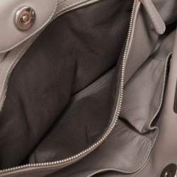 مملوكة مسبقًا Dior Grey Cannage Leather Granville Chain Link Tote