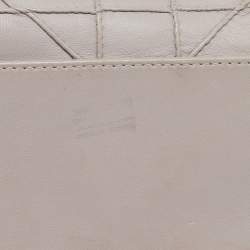 مملوكة مسبقًا Dior Grey Cannage Leather Granville Chain Link Tote