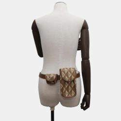 Dior Brown PVC Hit the Road Waist Bag