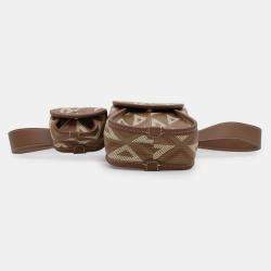 Dior Brown PVC Hit the Road Waist Bag