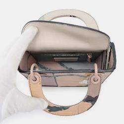 Dior Multicolor Leather Lady Dior Shoulder Bag