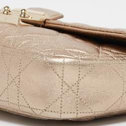 مملوكة مسبقًا Dior Gold Cannage Leather Miss Dior Promenade Chain Clutch