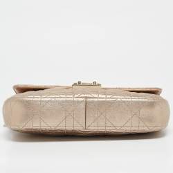 مملوكة مسبقًا Dior Gold Cannage Leather Miss Dior Promenade Chain Clutch
