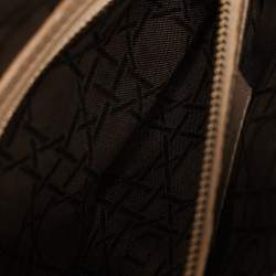 Pre Owned Dior Beige Cannage Leather Medium Lady Dior Tote