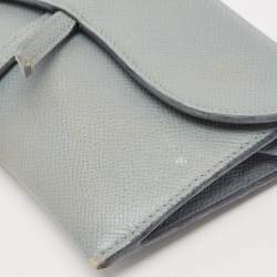 Dior Light Blue Leather Saddle Pouch
