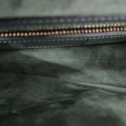 Dior Green Leather Saddle Bag