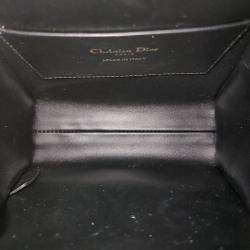 Dior Black Leather Caro Small Backpack