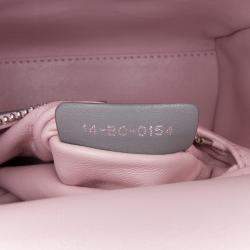 Dior Tricolor Lambskin Leather Mini Cannage Lady Dior Handbag