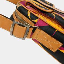 Dior Multicolor Argyle Check Shoulder Bag