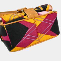 Dior Multicolor Argyle Check Shoulder Bag