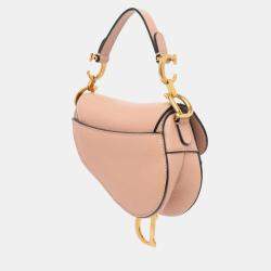 Dior Nude Goatskin Micro Saddle Crossbody Bag