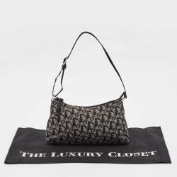 Pre Owned Dior Navy Blue Diorissimo Canvas Pochette