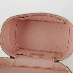 Dior Light Pink Canvas D Lite Vanity Case Bag