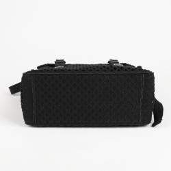 Christian Dior Black Diorcamp Mesh Messenger Bag
