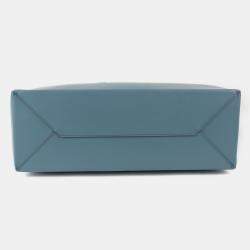Dior Blue Leather Sean Stussy Shopper Shoulder Bag