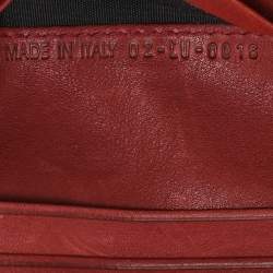Dior Green/Brown Canvas and Leather Saddle French Wallet
