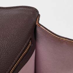 Dior Burgundy Leather Large Diorama Flap Shoulder Bag