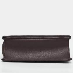 Dior Burgundy Leather Large Diorama Flap Shoulder Bag