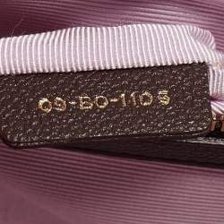 Dior Burgundy Leather Large Diorama Flap Shoulder Bag