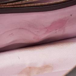 Dior Burgundy Leather Large Diorama Flap Shoulder Bag