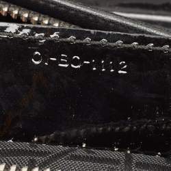 Dior Black Cannage Patent Leather Large Lady Dior Tote