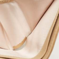 Pre Owned Dior Beige Oblique Coated Canvas and Leather Romantique Compact Wallet