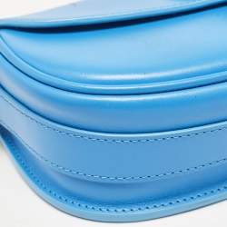 Pre Owned Dior Blue Leather Bobby East-West Shoulder Bag