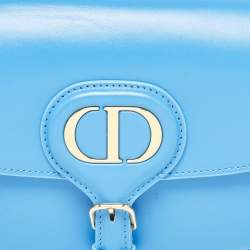 Pre Owned Dior Blue Leather Bobby East-West Shoulder Bag