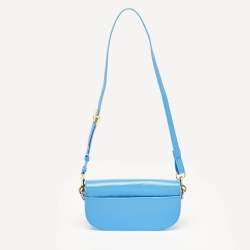 Pre Owned Dior Blue Leather Bobby East-West Shoulder Bag
