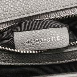 Dior Grey Leather Medium Diorama Flap Shoulder Bag