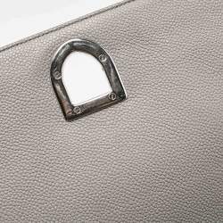 Dior Grey Leather Medium Diorama Flap Shoulder Bag
