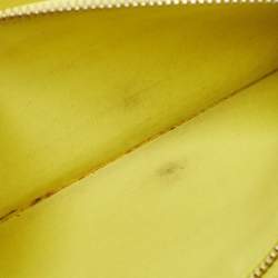 Dior Yellow Leather Diorama Wallet on Chain